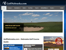 Tablet Screenshot of golfnebraska.com